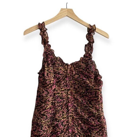 Ulla Johnson Rosaria Silk Midi Dress, in Pomegranate, Size 4, New with Tag‎ - Picture 7 of 16